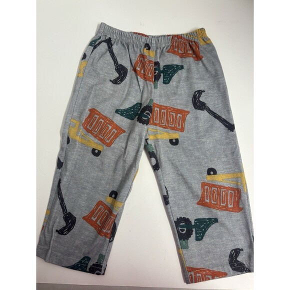 Carter’s 2T Boys Pajama Lot Dump Trucks / Dinosaur 3 Pieces - Picture 5 of 9